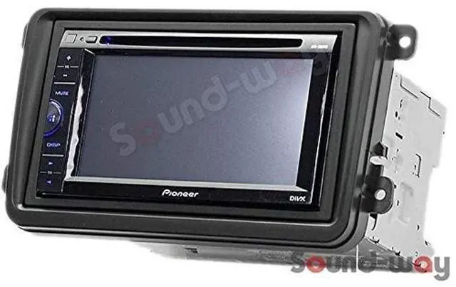 Alt view image 3 of 5 - Sound-way 2 DIN Car Stereo Facia Radio Adapter Compatible with VW Volkswagen Skoda Seat froom 2004