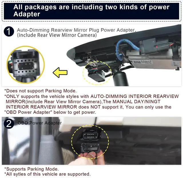 Alt view image 2 of 4 - mangoal 4K Front & 2K Rear 2 Channel HDR Dash Cam, Dual STARVIS 2 IMX678 IMX675 for GMC Sierra 1500 2022-2026 2500 HD/3500 HD 2024-2026(Model C), 5GHz WiFi, GPS, 128GB Card