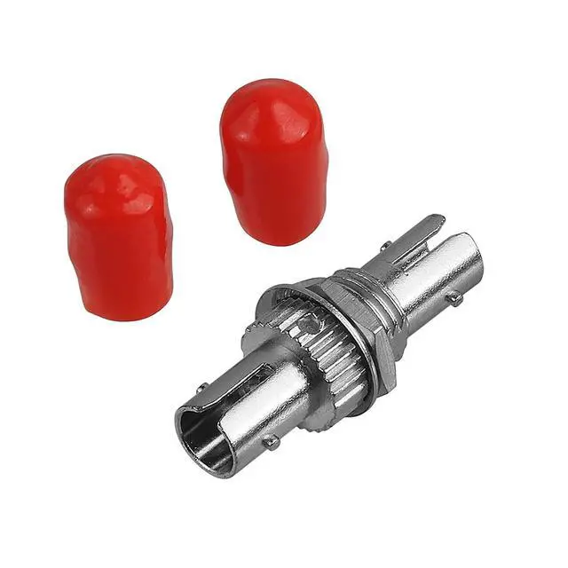 Alt view image 2 of 5 - Duogalia 150 Pack Fiber Optical Coupler ST Fiber Optical Cable Barrel Connector ST to ST Bulkhead Singlemode