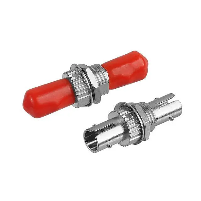 Alt view image 3 of 5 - Duogalia 150 Pack Fiber Optical Coupler ST Fiber Optical Cable Barrel Connector ST to ST Bulkhead Singlemode