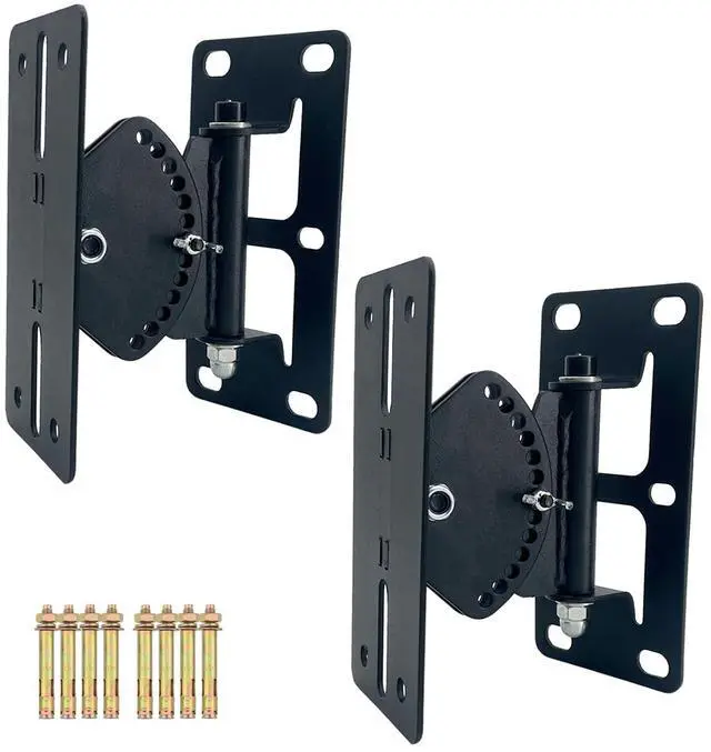 Main image of Howonder Speaker Wall Mount,Speaker Mount Wall Bracket Design for Large Speakers or Column Speakers,Hold up to 100lbs, MY-23 (2 Packs Black)