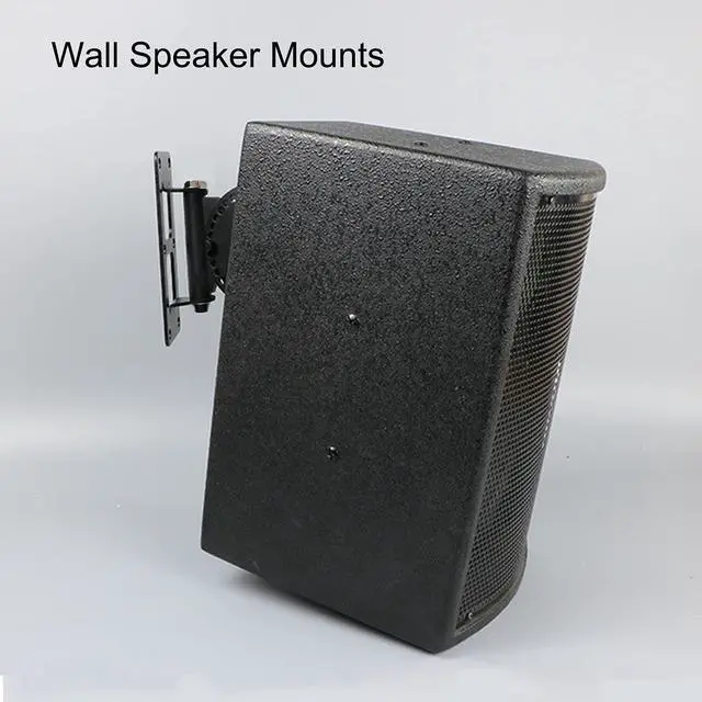 Alt view image 4 of 5 - Howonder Speaker Wall Mount,Speaker Mount Wall Bracket Design for Large Speakers or Column Speakers,Hold up to 100lbs, MY-23 (2 Packs Black)