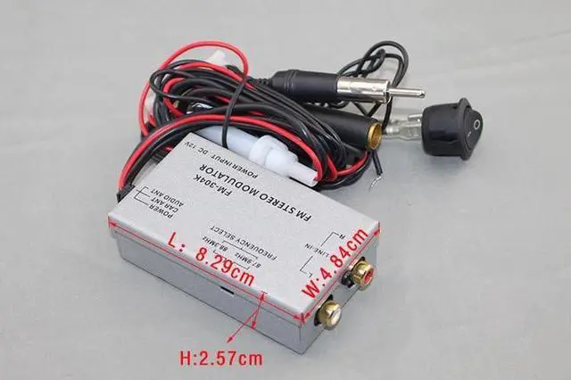 Alt view image 4 of 4 - YONGJIANGXIA Factory Audio Stereo Aux RCA Audio Input Adapter Wired FM Modulator Free RCA Cable