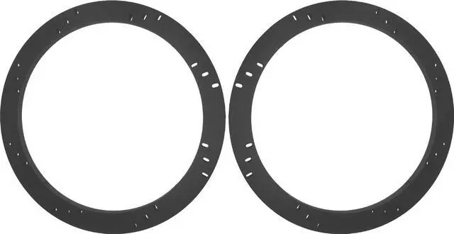 Main image of 8" Subwoofer Speaker Spacers Depth Extender Extending Rings - 1/2" thick - ID: 7 1/8" OD: 8 7/8" - 1 Pair - SSK8K - Stackable - Perfect For Framing Fiberglass Enclosures
