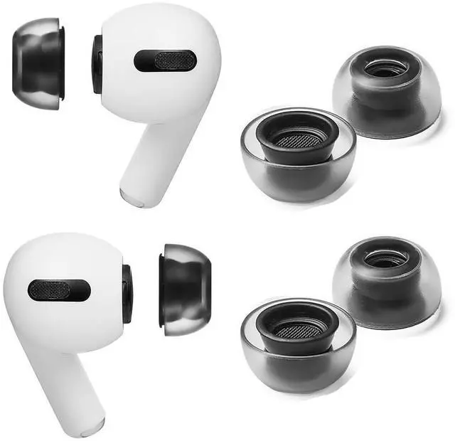 Main image of AZLA Crystal for Airpods Pro 1st & 2nd Gen (ML) Airpod Pro Ear Tip Replacement Airpod Pro Tips with Premium Silicone