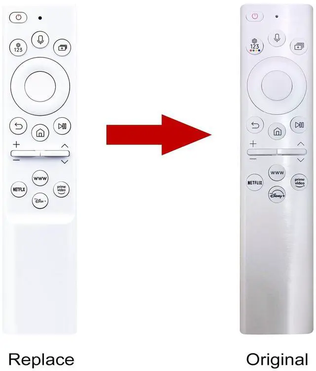 Alt view image 3 of 5 - New BN59-01391M Voice Replaced Remote Fits for Samsung QLED Q60T Q70T Q80T Series Smart TV TQ43LS03BGU UE43CU7102
