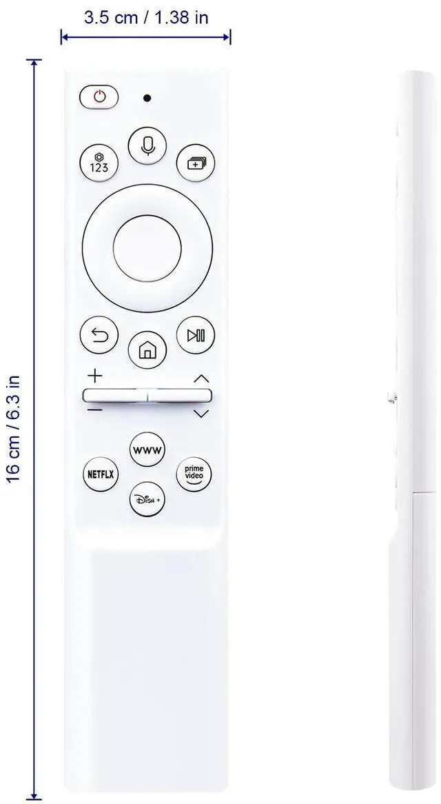 Alt view image 4 of 5 - New BN59-01391M Voice Replaced Remote Fits for Samsung QLED Q60T Q70T Q80T Series Smart TV TQ43LS03BGU UE43CU7102