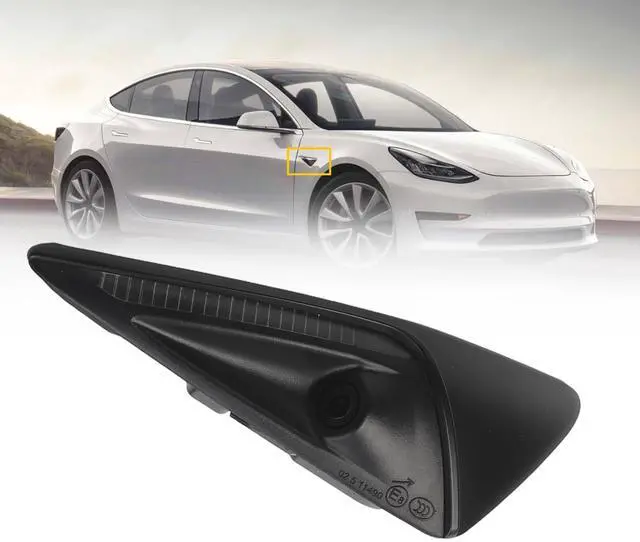 Main image of Dasbecan Front Fender Camera Compatible with 2017-2023 Tesla Model 3 2020-2023 Model Y Repeater Camera Right Passager Side Replace 1125107-50-G 1125107-50-J