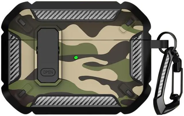 Main image of Saharacase AirPods Pro 3 Case Heavy-Duty Secure Lock Compatible with AirPods Pro 3rd Gen Raider Series Camo Green