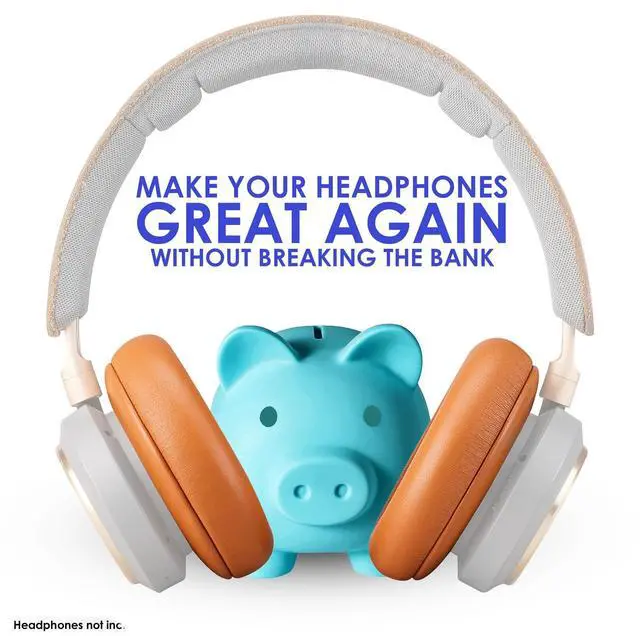 Alt view image 5 of 5 - AHG Premium hx Ear Pads Cushions Compatible with Bang & Olufsen Beoplay HX Headphones (Black Anthracite). Easy DIY Fit ^^ Luxurious Sheepskin Leather ^^ AHG FlexiSoft Foam ^^ Seam Stitched Durability