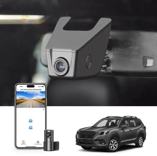 Main image of 4K Front & 2K Rear 2 Channel HDR Dash Cam, Dual STARVIS 2 IMX678 IMX675, Custom Fit for Subaru Forester 2016-2024 & Fits 2025 Wilderness only (Model A), Limited Premium etc, 5GHz WiFi, GPS,128GB Card