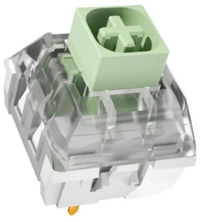 Main image of KAILH Box Jade Switches for Mechanical Gaming Keyboard DIY, 3pin 50gf Clicky,Compatible for 5pin RGB/SMD hot swappable (Jade 110PCS)