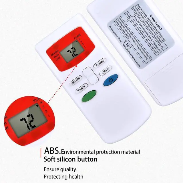 Alt view image 4 of 5 - SJUIF New Replacement Remote Control for HHT Simplifire Electric Fireplace SF-ALL40-BK SF-ALL48-BK SF-ALL60-BK SF-ALL84-BK SF-ALLP50-BK SF-ALLP60-BK SF-ALLP72-BK SF-SC43-BK SF-SC55-BK SF-SC78-BK