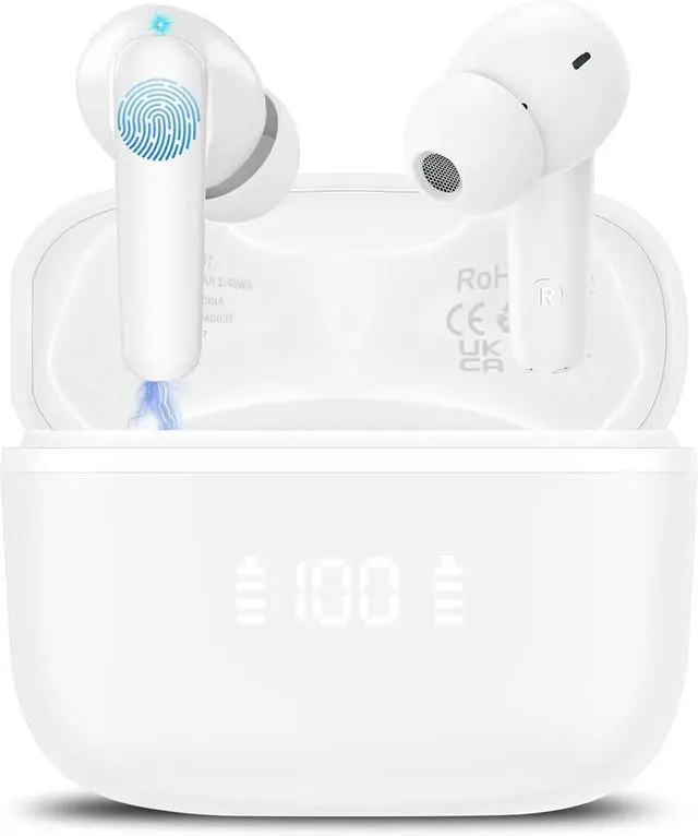 Main image of Rinsmola 144 Language Translator Earbuds 3-in-1 Translation Headphones for iPhone and Android with 6 Translation Modes