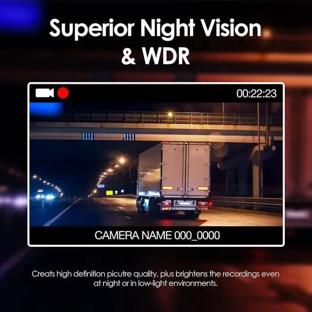 Alt view image 3 of 5 - RexingUSA V1 Basic 1080p Dash Cam FHD DVR Car Driving Recorder with 2.4 LCD Screen 170 Wide Angle ^^ G-Sensor ^^ WDR ^^ Parking Monitor ^^ Loop Recording