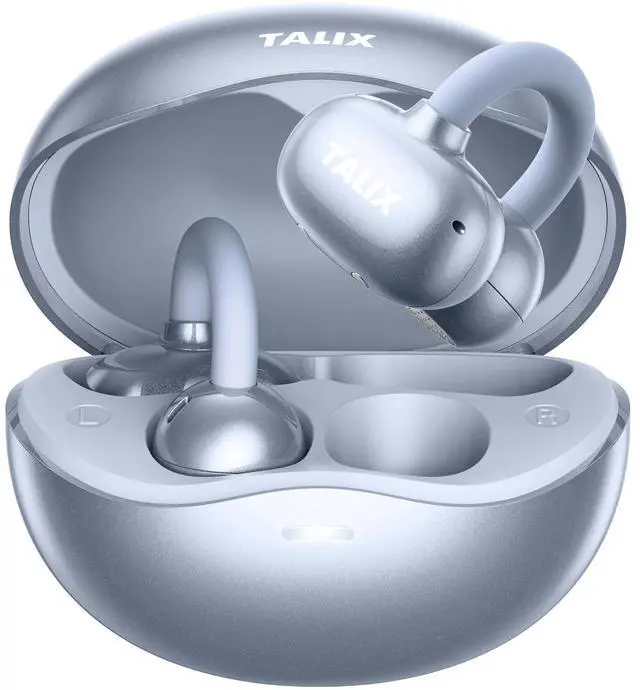 Main image of TALIX Ultra Open Ear Earbuds X6, Clip-On Headphone with Directional Sound, Ultra-Light Comfort Fit, Bluetooth 5.4 Wireless Earbuds, 26H Playtime, Spatial Sound, for Running, Workout & Daily Use