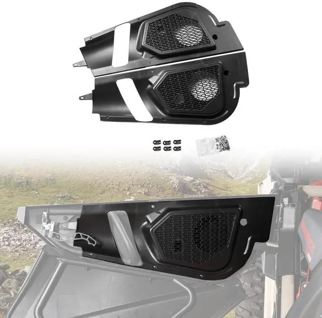 Main image of A & UTV PRO Maverick X3 Speaker Pods,Front Door Speaker Enclosure 6.5 inch Mount Compatible with 2017-2024 2025 Can Am Maverick X3 / X3 Max/Turbo/R Stereo System
