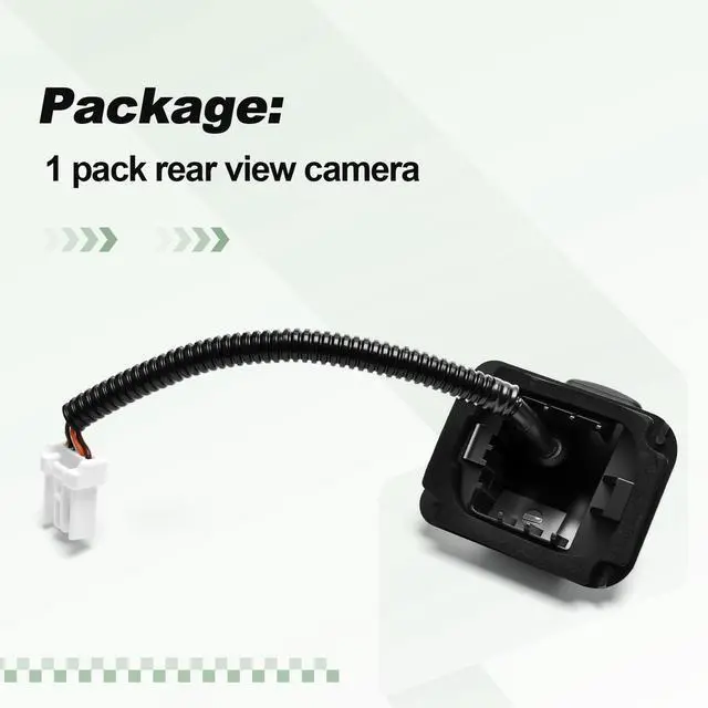 Alt view image 3 of 5 - Backup Rear View Reverse Camera Compatible with 2013-2015 Civic Replace 39530-TR3-A51 193843081364 9590-447 39530TR3A51 590447 HO1960103 16548842 PAC156