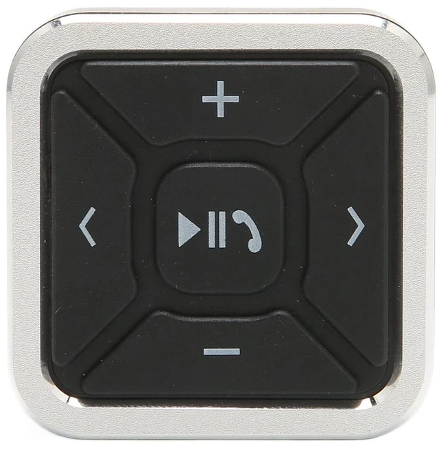 Alt view image 5 of 5 - Bluetooth Media Remote - Wireless Water Proof Music Controller with Volume Control for Car, Motorcycle, Bike Steering Wheel - Compatible with iOS & Android(Black)