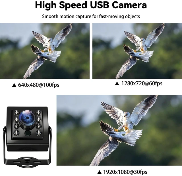 Alt view image 4 of 5 - QILOVE 1080P Day & Night Vision USB Camera, UVC Webcam for Computer