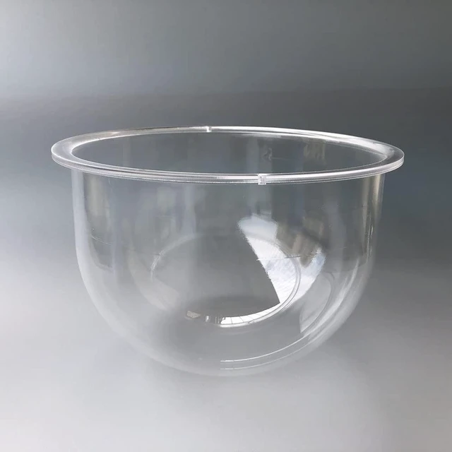 Alt view image 3 of 5 - OwlCat 7.67 Inch Diameter 195mm Acrylic Glass Clear Dome Cover Heightened Surveillance Security CCTV Cameras Dome Protective Housing Transparent Case Monitor Hemisphere Shell, 195x130