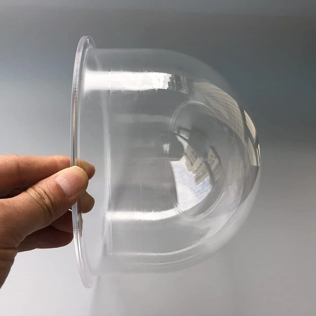 Alt view image 4 of 5 - OwlCat 7.67 Inch Diameter 195mm Acrylic Glass Clear Dome Cover Heightened Surveillance Security CCTV Cameras Dome Protective Housing Transparent Case Monitor Hemisphere Shell, 195x130