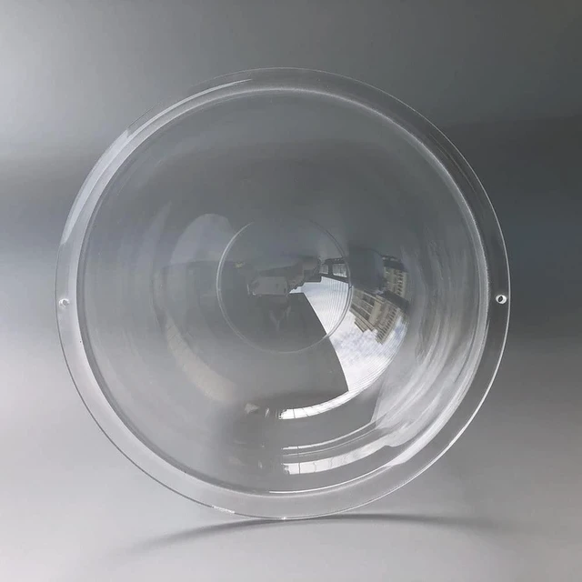 Alt view image 5 of 5 - OwlCat 7.67 Inch Diameter 195mm Acrylic Glass Clear Dome Cover Heightened Surveillance Security CCTV Cameras Dome Protective Housing Transparent Case Monitor Hemisphere Shell, 195x130