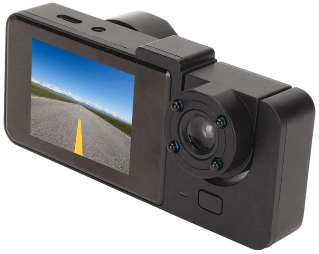 Main image of Dash Cam Professional 2 Inch HD Screen 1080P Motion Detection Parking Monitoring 3 Lens Car Recorder (#1)