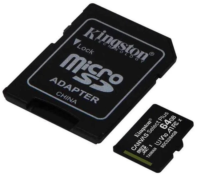 Alt view image 2 of 3 - Kingston 64GB microSDXC Canvas Select Plus Class 10 Flash Memory Card SDCS2 Memory
