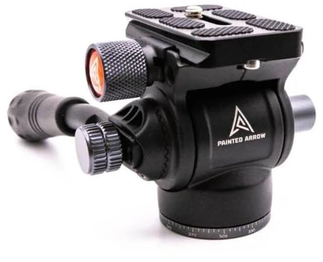Main image of Painted Arrow Ultralight Micro Fluid Head - Arca-Swiss Compatible (Black)