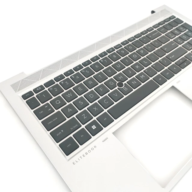 Alt view image 3 of 5 - Jxjslp Replacement Upper Case Palmrest for HP Elitebook 850 855 G7 850 G8 15.6'' Series Laptop US Layout Backlit Keyboard Assembly Top Cover M35816-001 Silver