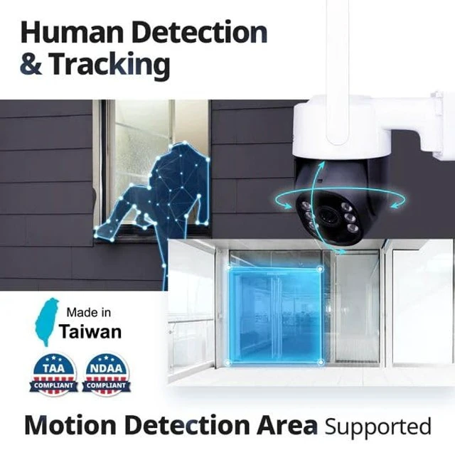 Alt view image 4 of 5 - SpotCam Indoor/Outdoor Spotlight Pan/Tilt Smart Camera Ultra