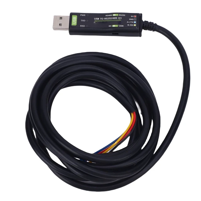 Alt view image 5 of 5 - LUCKDANO USB to 232 USB to 232 485 Adapter Cable - FT232RNL Chip HighSpeed Serial Port Converter with TVS Protection & LED Status Indicator, Compatible with win11/10/8.1/8/7