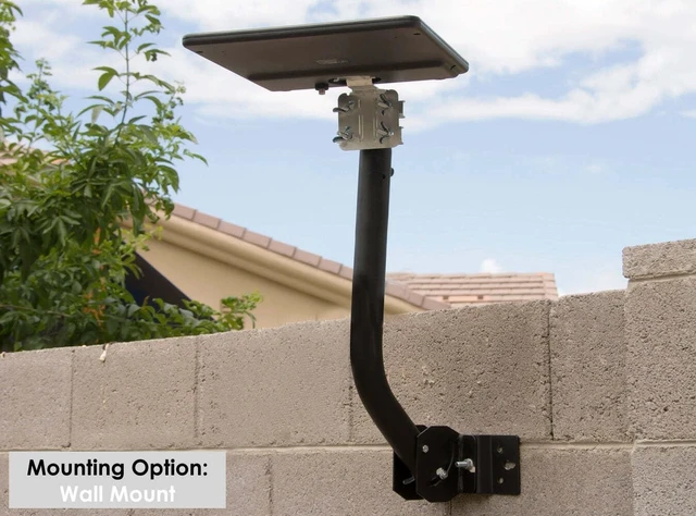 Alt view image 4 of 5 - Channel Master Universal Antenna Mount - Sturdy Steel Adjustable Mount for Secure TV Antenna Installation, 1.5" Pole Diameter, Extends from 24"- 44", Weather-Resistant, 7" Wall Clearance