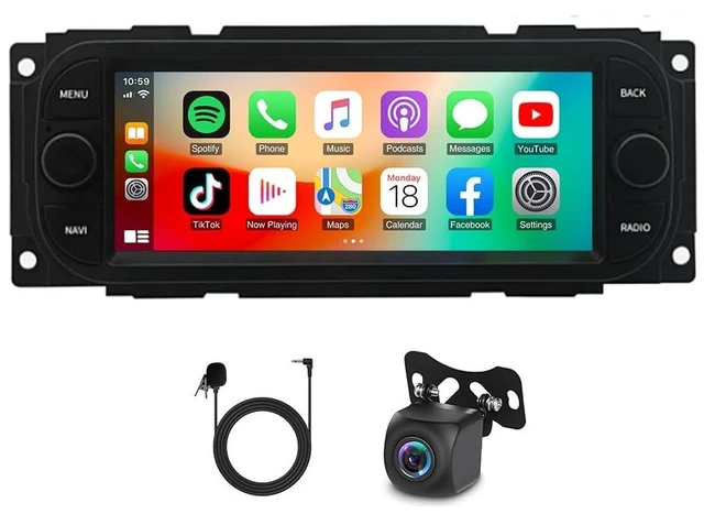 Main image of 2G+64G Car Radio for Dodge Dakota 2001-2004 w/Carplay & Android Auto