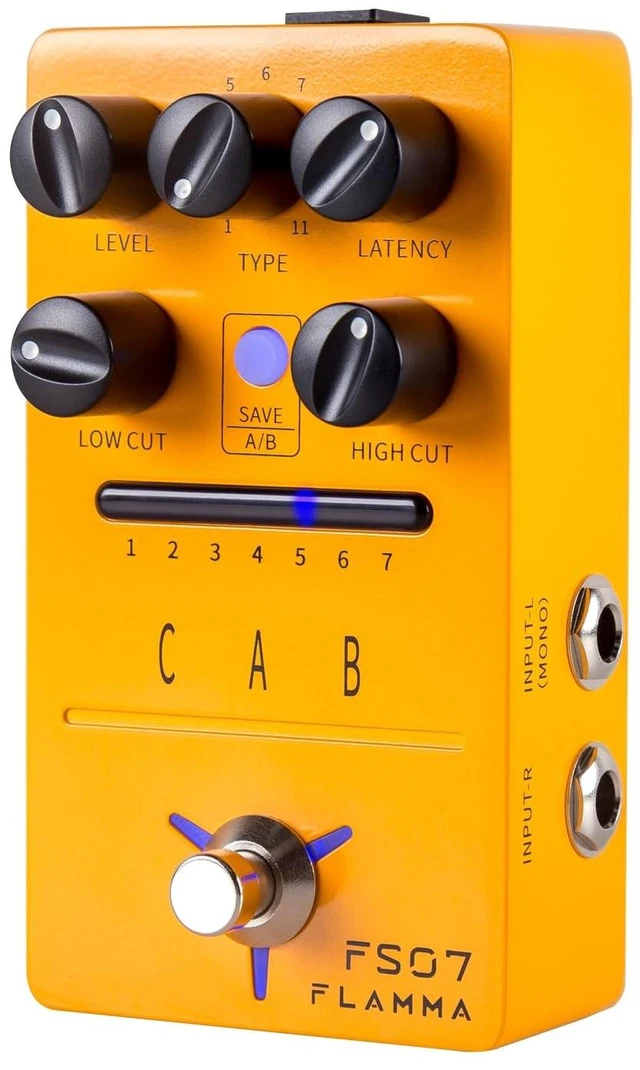 Main image of FLAMMA FS07 Stereo Simulation Pedal Electric Guitar Simulator Effects Pedal with 7 User Preset Slots Support IR Loading Software Editing