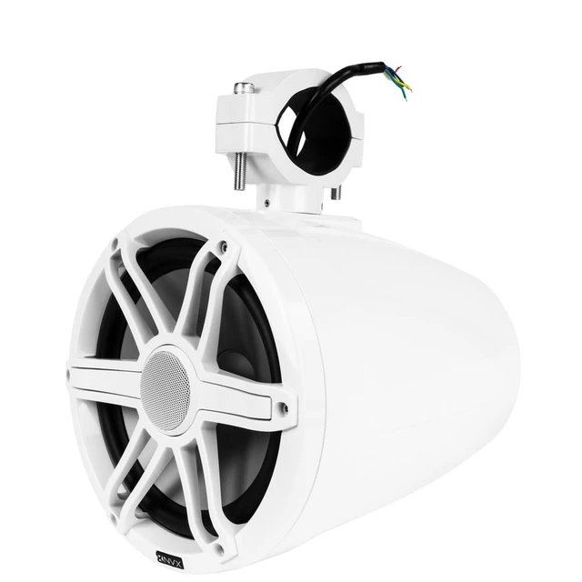 Alt view image 5 of 5 - NVX 8" V-Series 2-Way Marine Tower Speakers (Sport White, Pair)