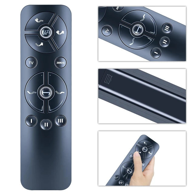 Alt view image 2 of 5 - SJUIF Replacement Remote for Sleep Science Q-Series Pro Adjustable Bed