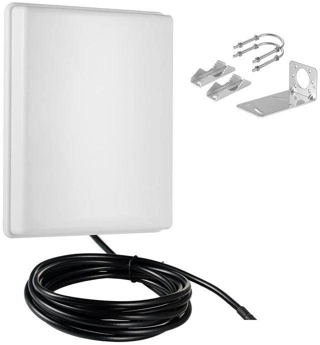 Main image of SHOWMO 5.8dBi 915MHz Outdoor Fiberglass Antenna with 20ft Low Loss Cable Waterproof NMale External Antenna for WiFi HaLow 900MHz Base Station, MileFlask LongRange Security Camera System