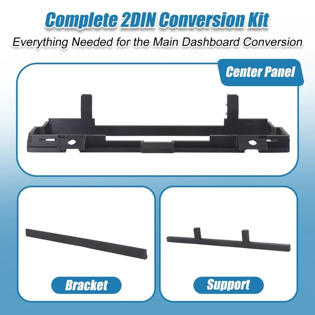 Alt view image 5 of 5 - Foruly 2DIN Dash Installation Kit for BMW E46 with 16:9 Navigation