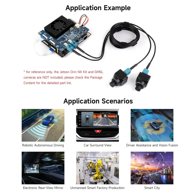 Alt view image 5 of 5 - waveshare 2-Ch GMSL Camera Adapter Board, Equipped with MAX9296A Deserializer, High-Speed and Low-Latency Serial Transmission, Compatible with Raspberry Pi 5 and Jetson Orin Nano/NX