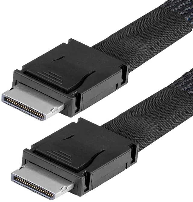 Main image of NGFF OCuLink PCIe 4.0 PCI-Express SFF-8611 4i to OCuLink SFF-8611 Data Active Cable for eGPU SSD External Graphics Card 200cm