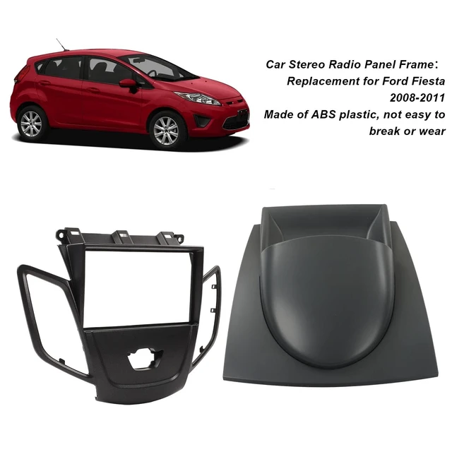 Alt view image 3 of 5 - Car Radio Facia Panel, Car Stereo Radio Panel Frame Speaker Panel And Grille For 2008-2011