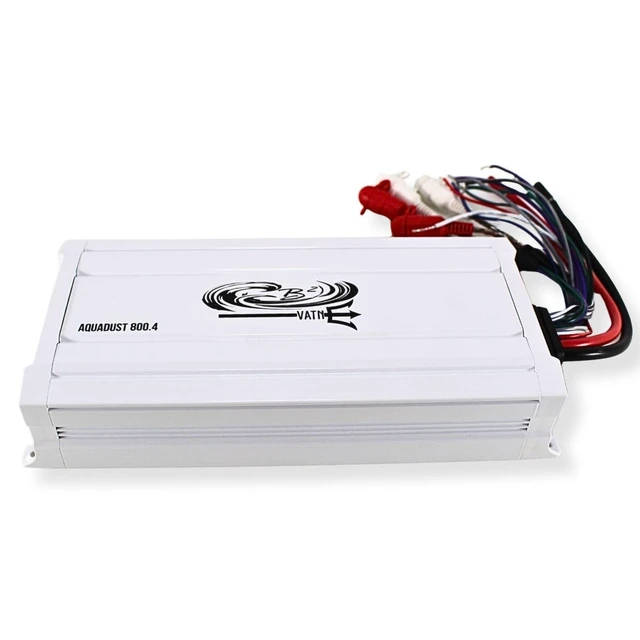 Alt view image 2 of 5 - B2 Audio VATN Aquadust 800W 4CH 2-Ohm Waterproof Marine Power Sport Amplifier