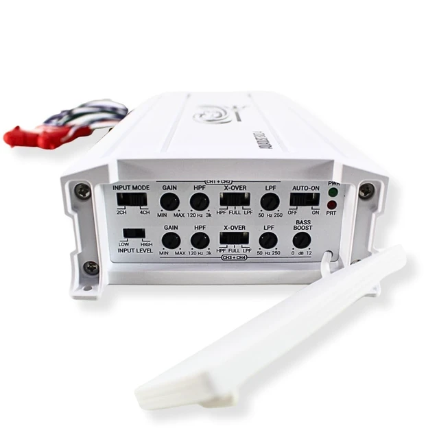 Alt view image 4 of 5 - B2 Audio VATN Aquadust 800W 4CH 2-Ohm Waterproof Marine Power Sport Amplifier