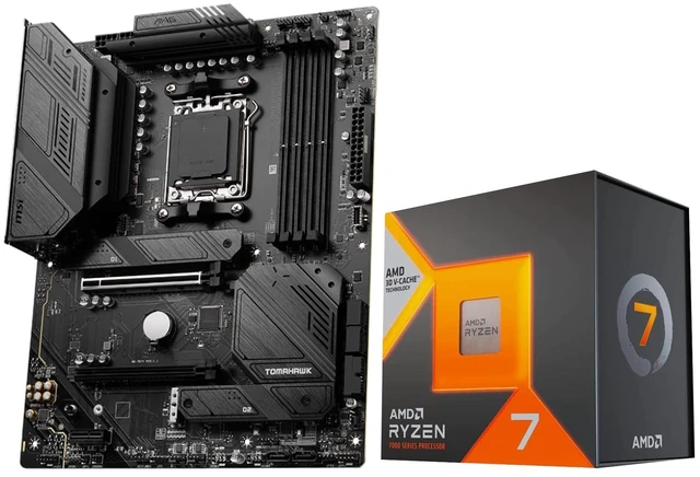 Main image of INLAND Micro Center AMD Ryzen 7 7800X3D 8-Core16-Thread Desktop Processor with MSI MAG B650 Tomahawk WiFi AM5 DDR5 Gaming Motherboard