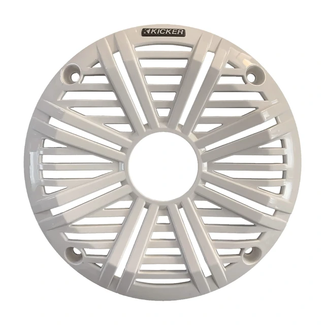 Alt view image 4 of 4 - 2 Pair (Qty 4) of Kicker 6.5" 2-Way 195 Watts Max Power Coaxial Marine Audio Speakers with White Salt Water Grilles, 50-Feet 16-Gauge Speaker Wire