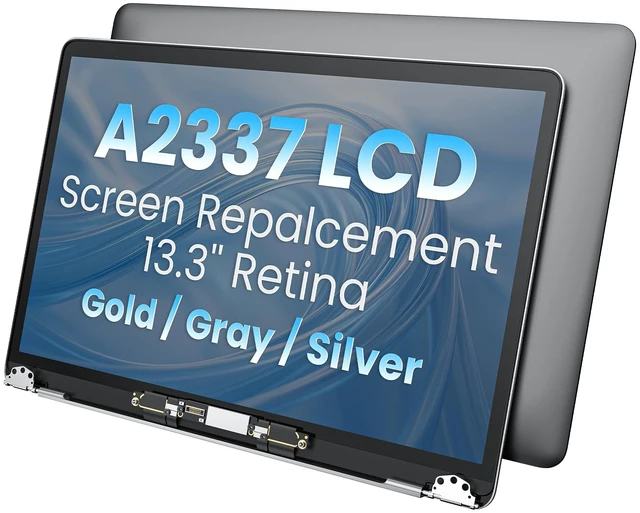 Main image of DZLQS A2337 LCD Screen Display Assembly for MacBook Air 13.3" M1 2020 A2337 EMC 3598 MGN63 MGN93 MGND3 MGN73 MGNA3 MGNE3 Retina 2560x1600 (Space Gray)