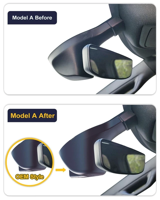 Alt view image 4 of 5 - Fitcamx 4K Dash Cam Suitable for RAM 1500 2500 3500 2019-2024, Model A (Small Cover & Long Tail), OEM Factory Look, UHD 2160P Video, WiFi & APP, Loop Recording, G-Sensor, Plug & Play, 64GB Card