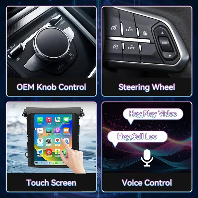 Alt view image 4 of 5 - ULhome 9.7" Touch Screen Car Radio Compatible with Subaru XV/Crosstrek 20182021,4G+64G,Android System Car Stereo with Wireless Carplay&Android Auto,FM/GPS/SWC/Mirror Link/Backup Camera